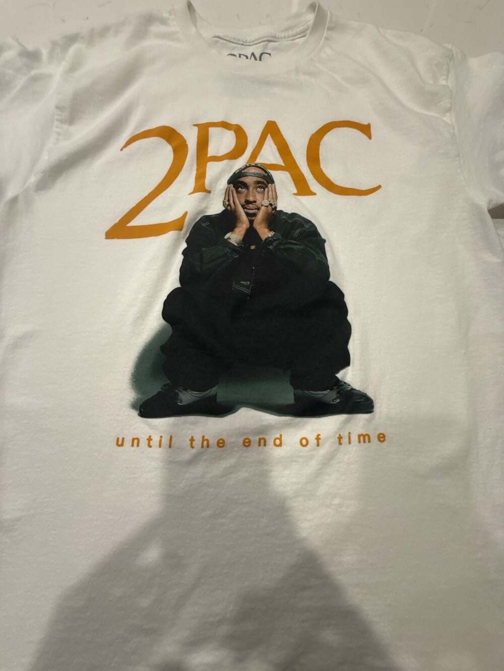 2Pac Until The End Of Time Graphic White T-Shirt